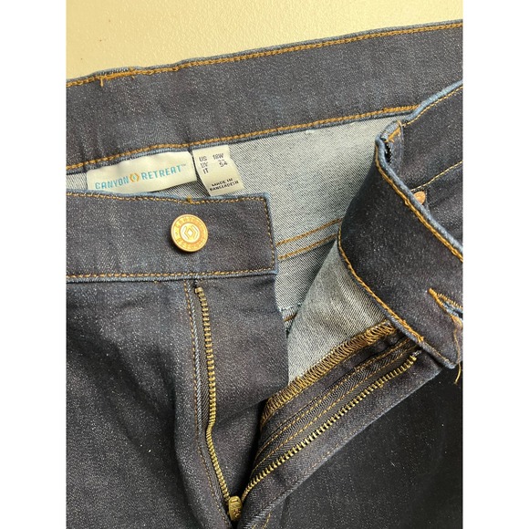 Denim & Co. Canyon Retreat Stovepipe Ranger Jean DARK WASH NWT SIZE 18W - Picture 5 of 9